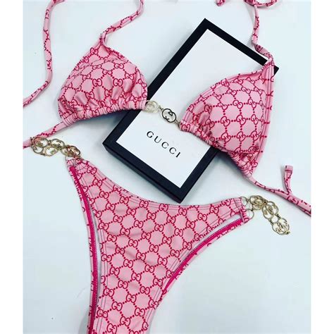 gucci bathing suit 2 piece|gucci inspired swimsuit.